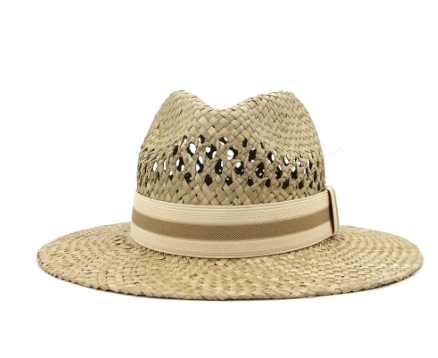 British Style Straw Sun Hat for Spring & Summer Travel