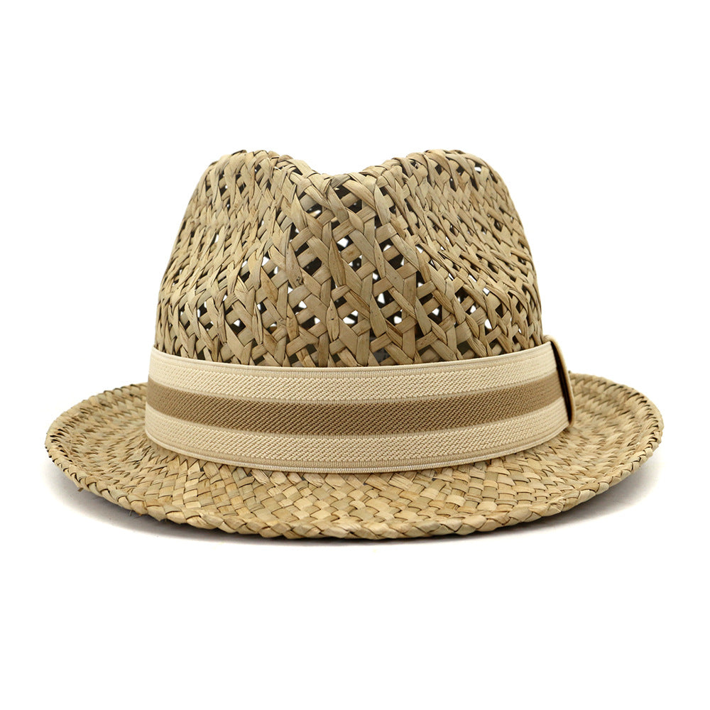 British Style Straw Sun Hat for Spring & Summer Travel