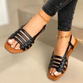 Women's Woven Flat Sandals for Summer Beach Fashion