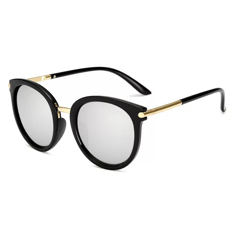 Reflective Mercury Cat Eye Polarized Sunglasses