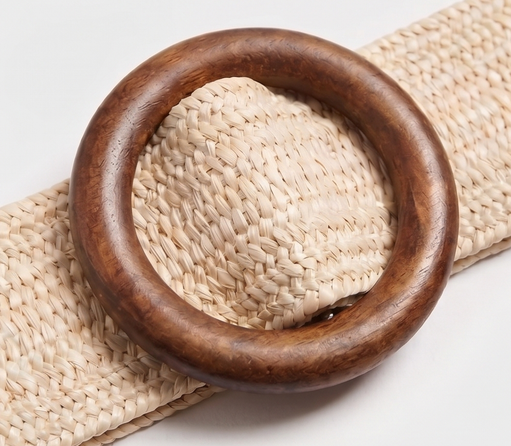 Bohemian Woven Belt with Round Buckle for Dresses (Cópia) (Cópia)