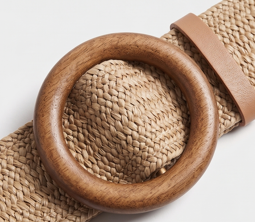 Bohemian Woven Belt with Round Buckle for Dresses (Cópia) (Cópia) (Cópia)