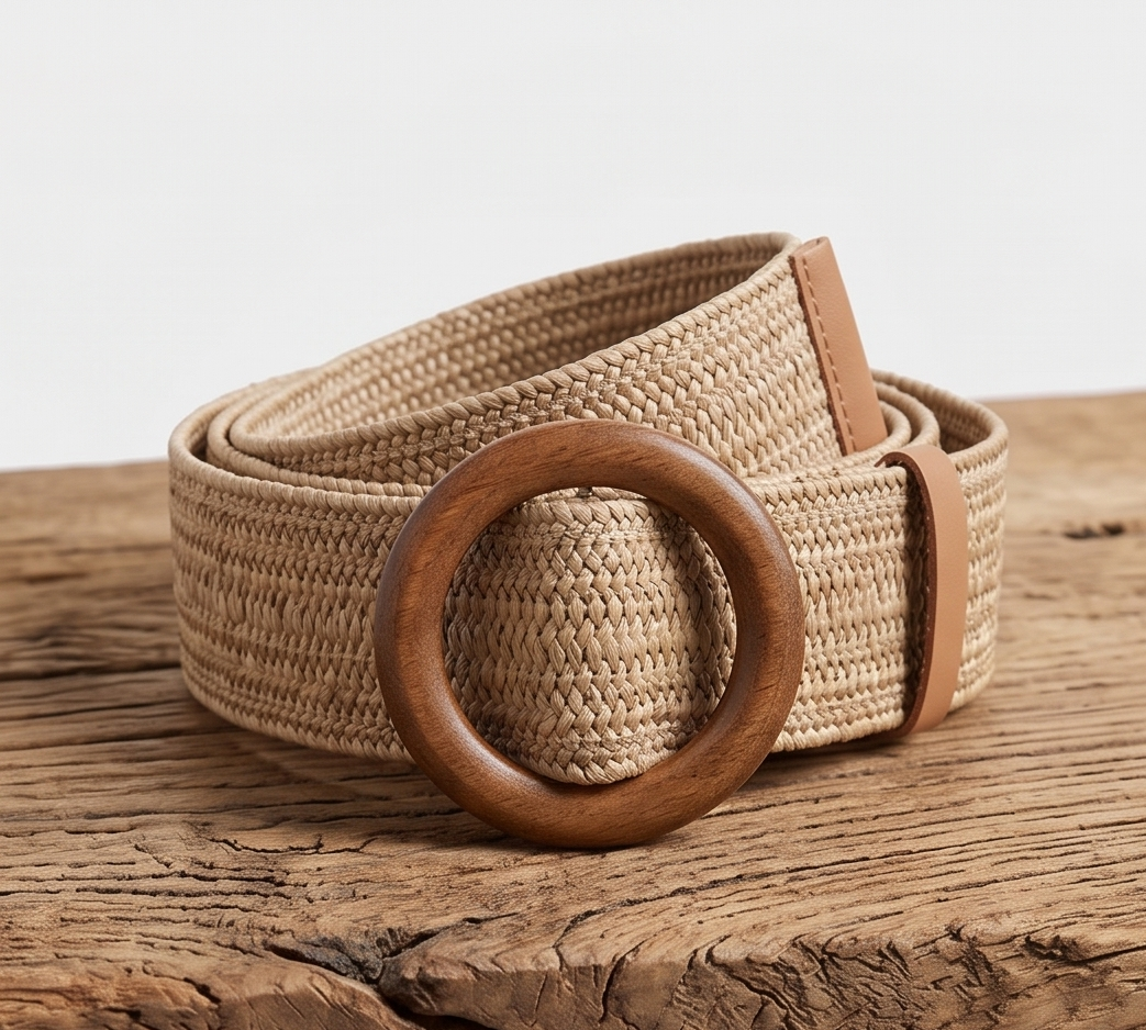 Bohemian Woven Belt with Round Buckle for Dresses (Cópia) (Cópia) (Cópia)